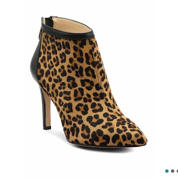 NWT Adrienne Vittadini Animal Print Nyla Booties - Picture 2 of 8